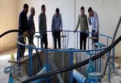 بازدید میدانی فرماندار شهرستان اصلاندوز از مجتمع آب امام علی (ع) بخش بران