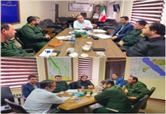 برگزاری جلسه هماهنگی مراسم استقبال از پیکر مطهر شهید اکبر بابازاده در اصلاندوز